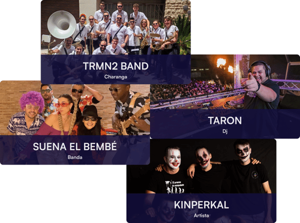 imagen bandas y artistas